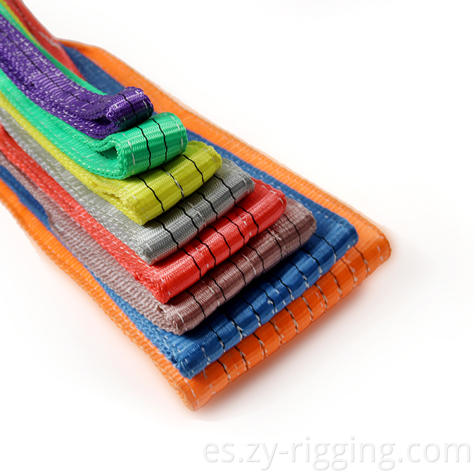 Flat webbing slings